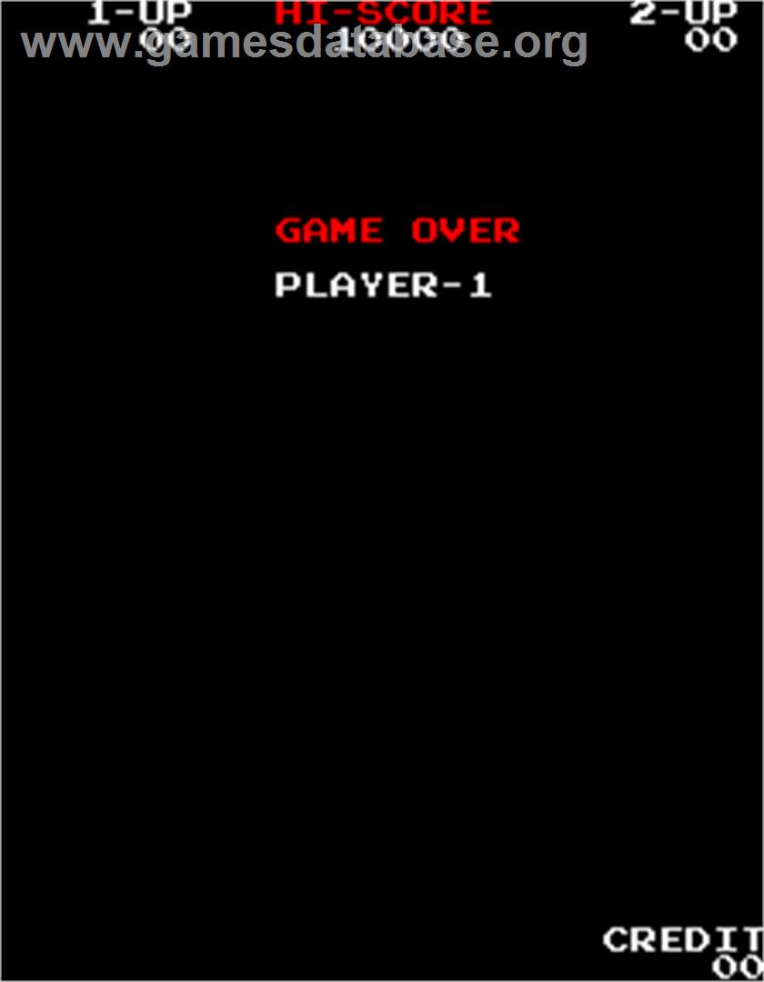 Dynamic Ski - Arcade - Artwork - Game Over Screen