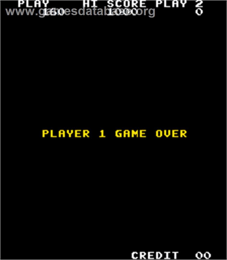 Eight Ball Action - Arcade - Artwork - Game Over Screen