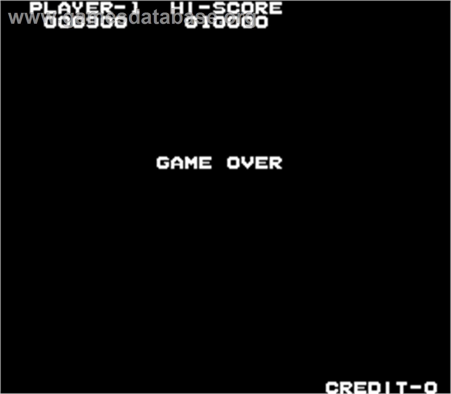 Elevator Action - Arcade - Artwork - Game Over Screen