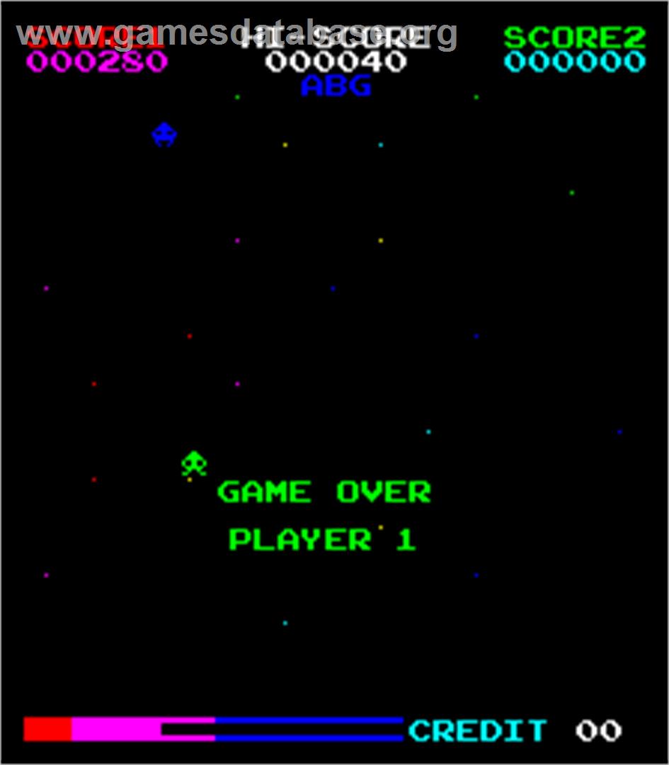 Enigma II - Arcade - Artwork - Game Over Screen