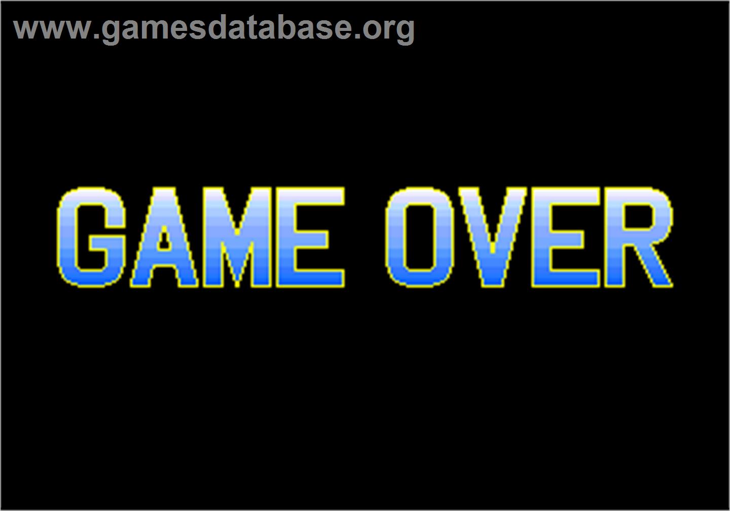 Euro Champ '92 - Arcade - Artwork - Game Over Screen