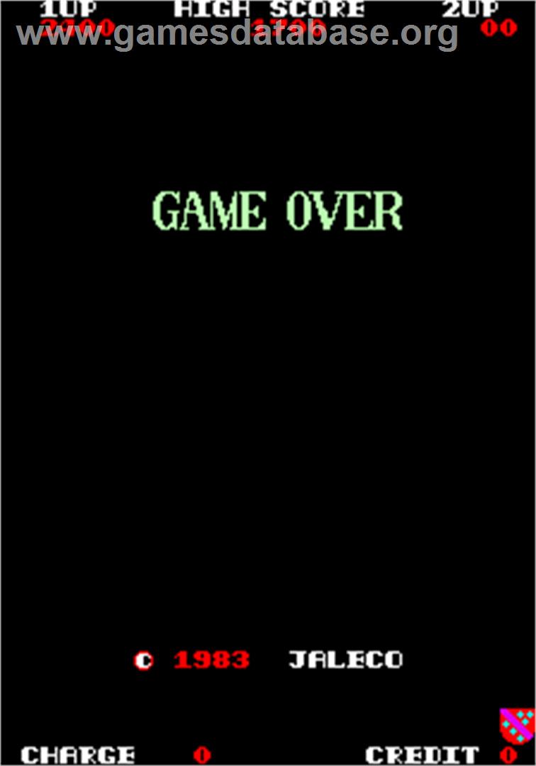 Exerion - Arcade - Artwork - Game Over Screen