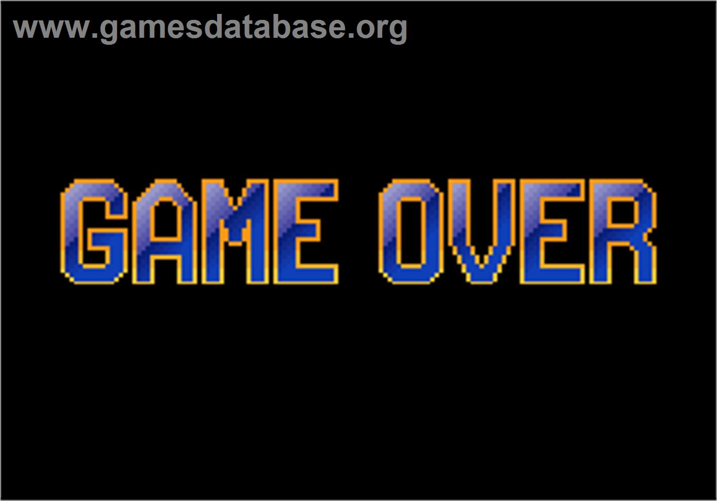 F1 Exhaust Note - Arcade - Artwork - Game Over Screen