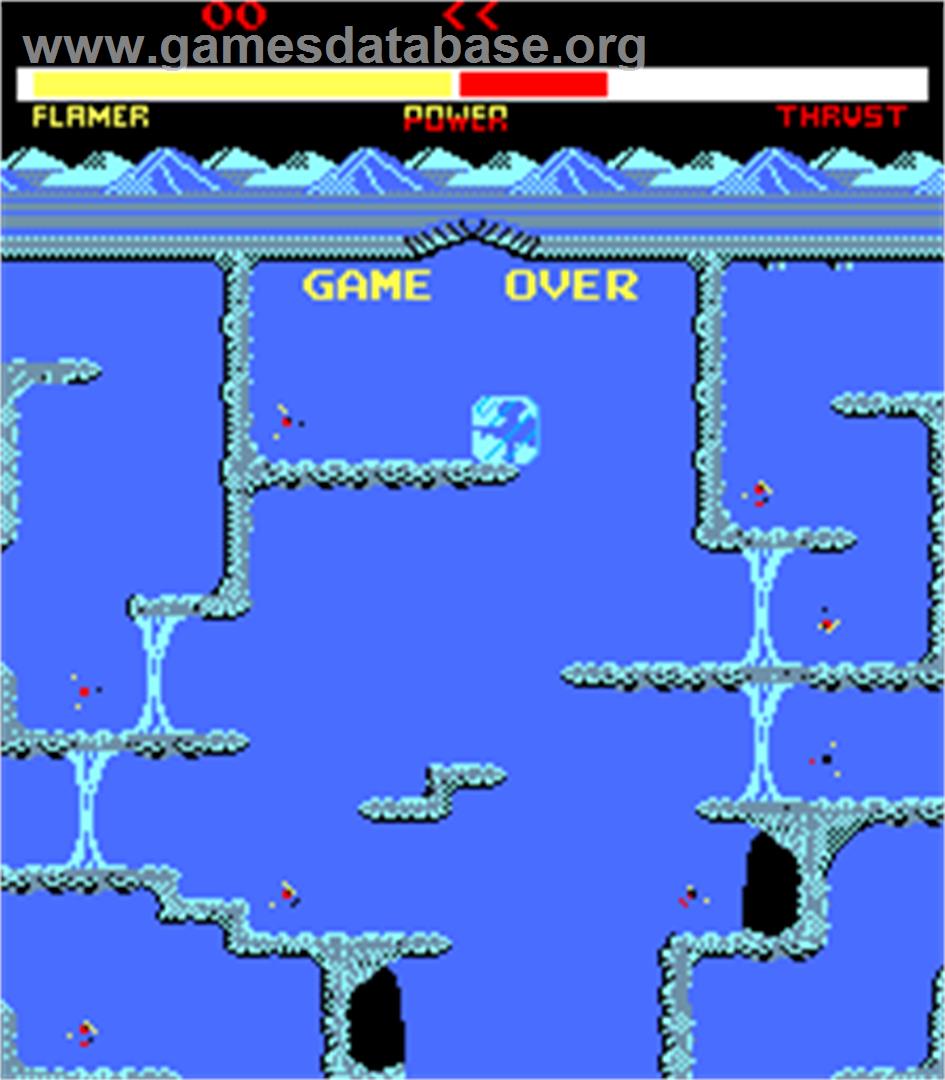 Freeze - Arcade - Artwork - Game Over Screen