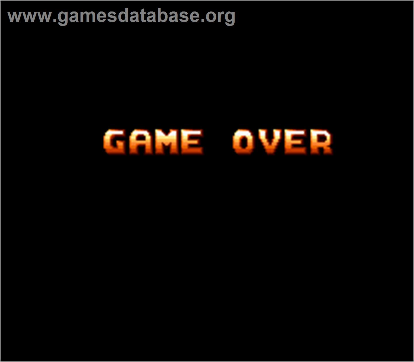 Fujiyama Buster - Arcade - Artwork - Game Over Screen