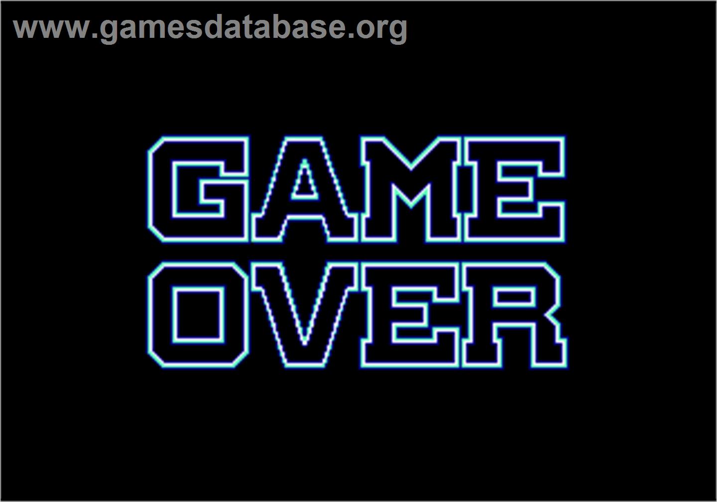 G-LOC Air Battle - Arcade - Artwork - Game Over Screen