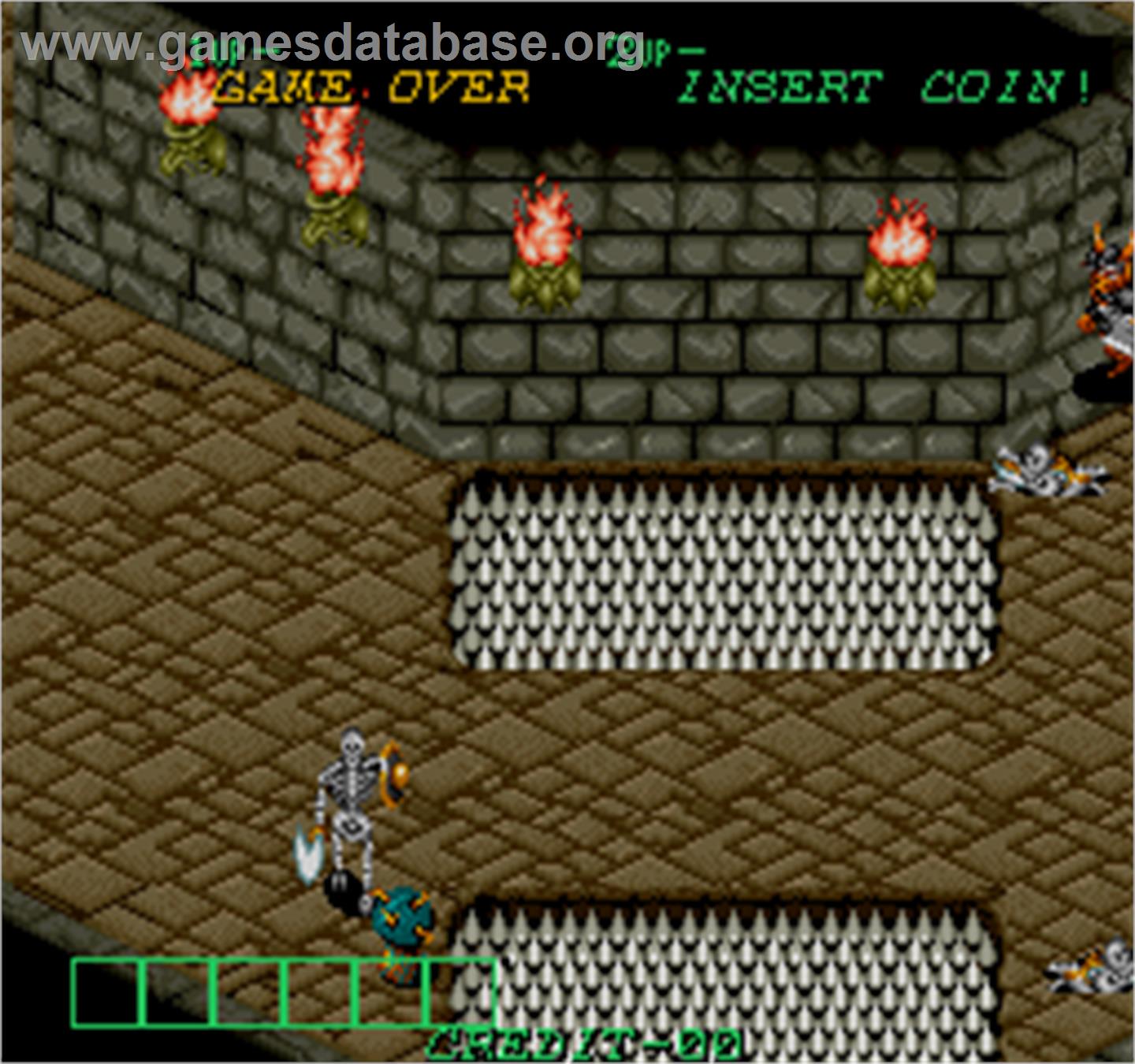 Gate of Doom - Arcade - Artwork - Game Over Screen
