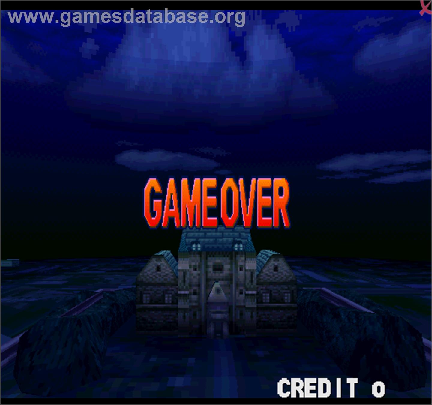 Ghoul Panic - Arcade - Artwork - Game Over Screen