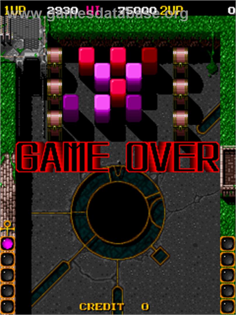 Ghox - Arcade - Artwork - Game Over Screen