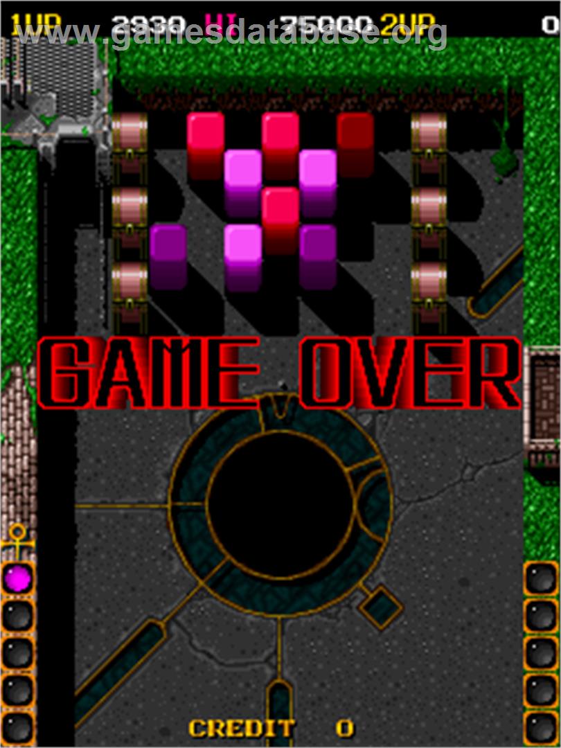 Ghox - Arcade - Artwork - Game Over Screen