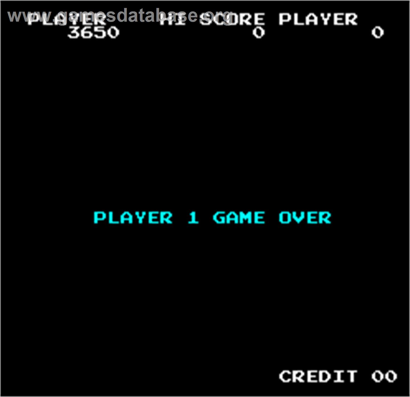 Gold Bug - Arcade - Artwork - Game Over Screen