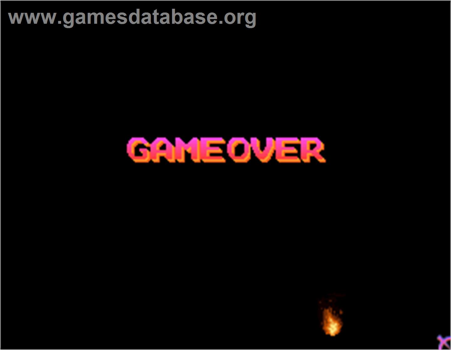 Golly! Ghost! - Arcade - Artwork - Game Over Screen