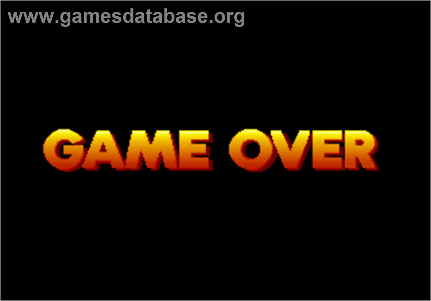 Grand Striker - Arcade - Artwork - Game Over Screen