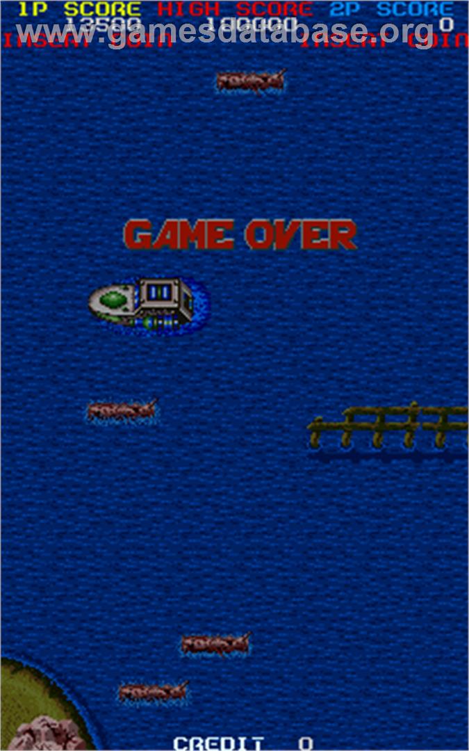 Gulf Storm - Arcade - Artwork - Game Over Screen