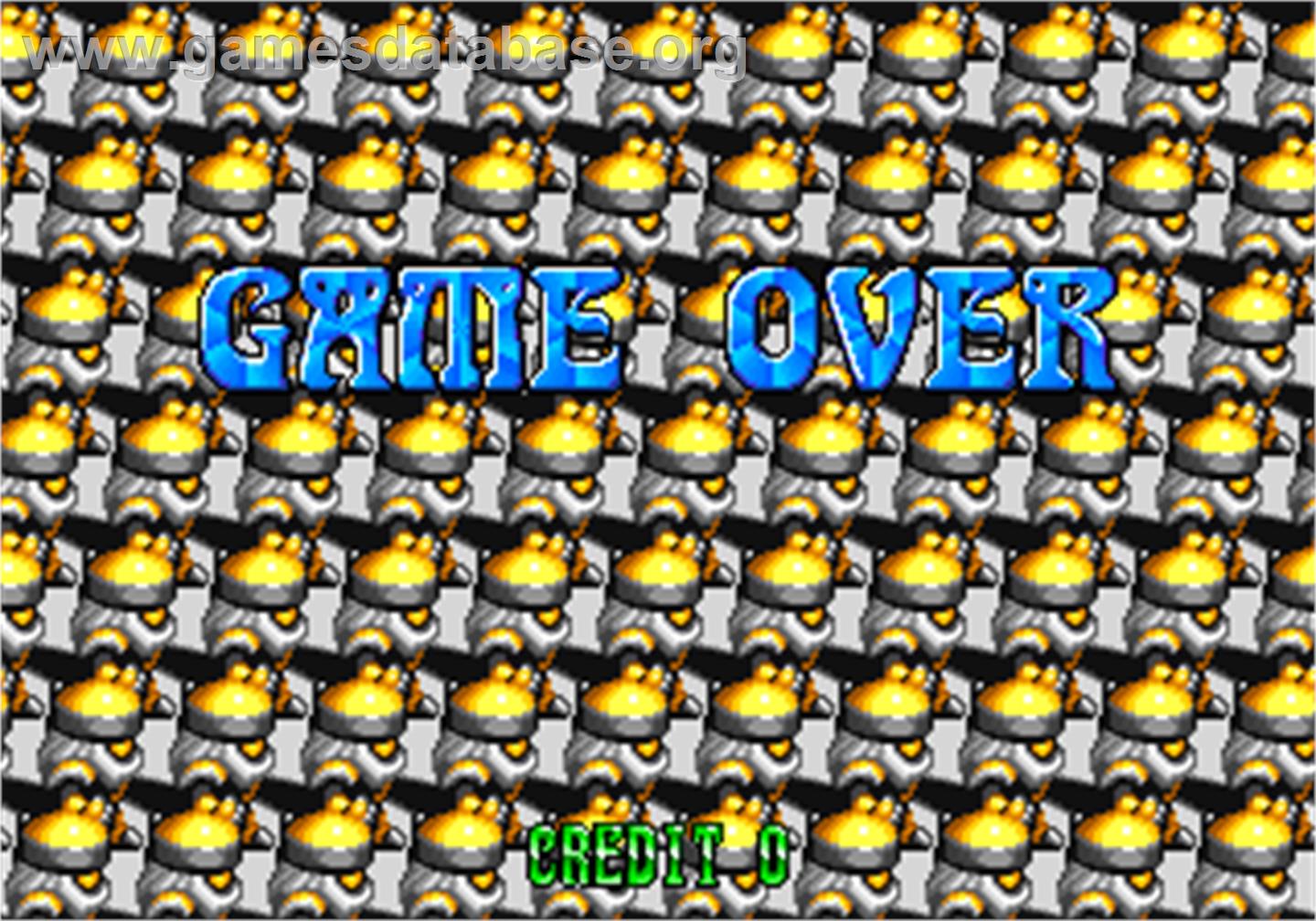 Gun Master - Arcade - Artwork - Game Over Screen