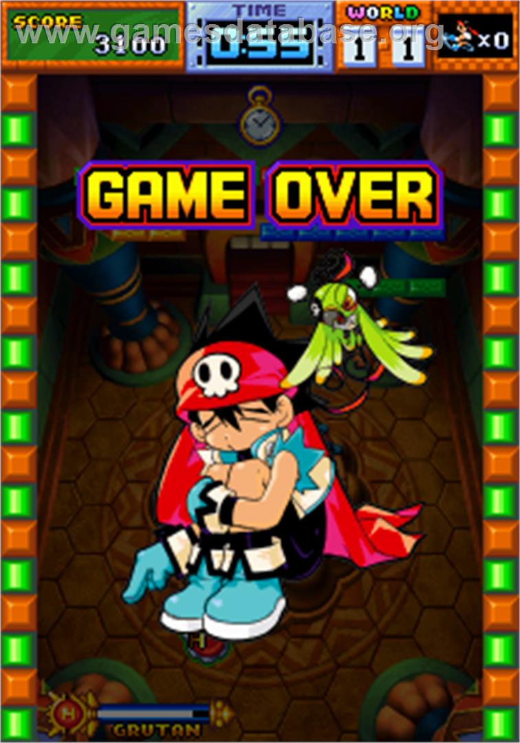 Gunbarich - Arcade - Artwork - Game Over Screen