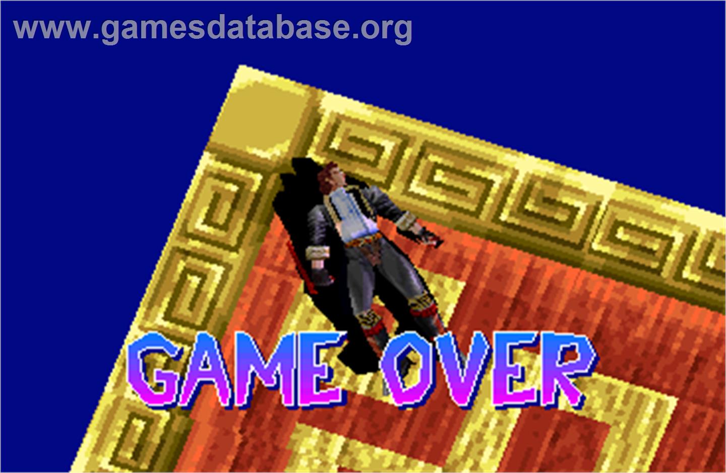 Heaven's Gate - Arcade - Artwork - Game Over Screen