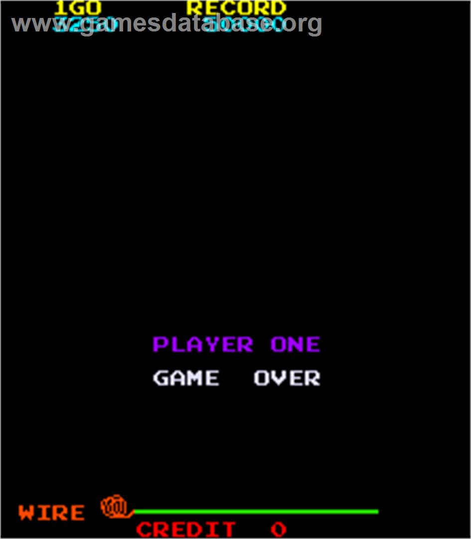 Hot Shocker - Arcade - Artwork - Game Over Screen