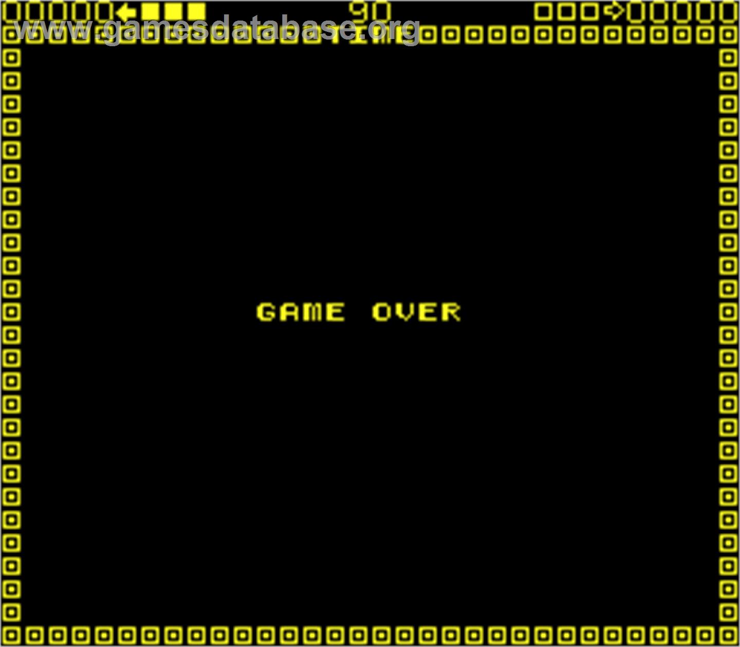 Hustle - Arcade - Artwork - Game Over Screen