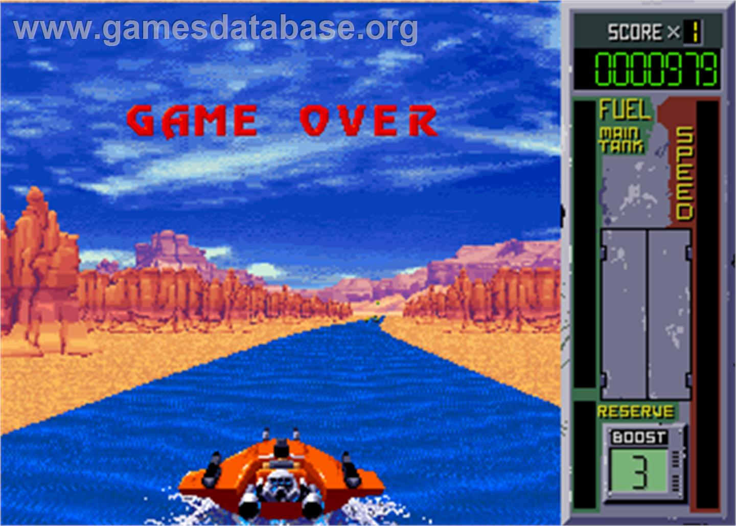 Hydra - Arcade - Artwork - Game Over Screen