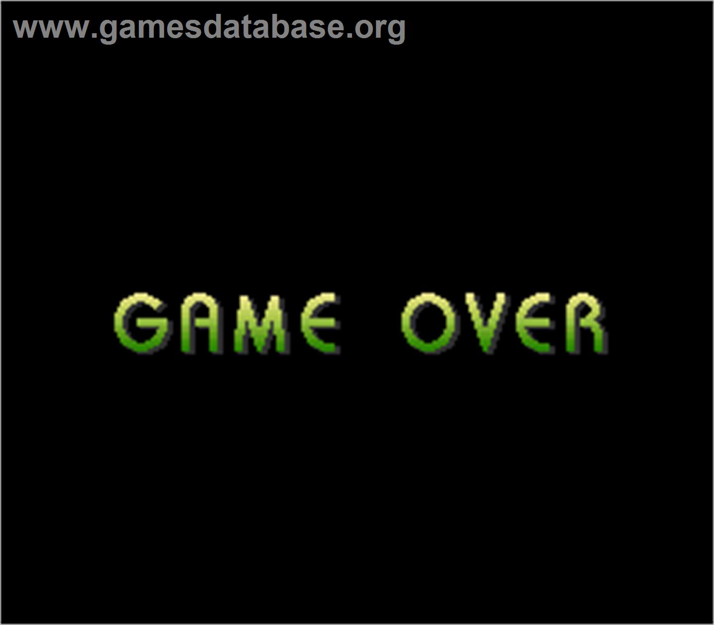 Hyper Pacman - Arcade - Artwork - Game Over Screen