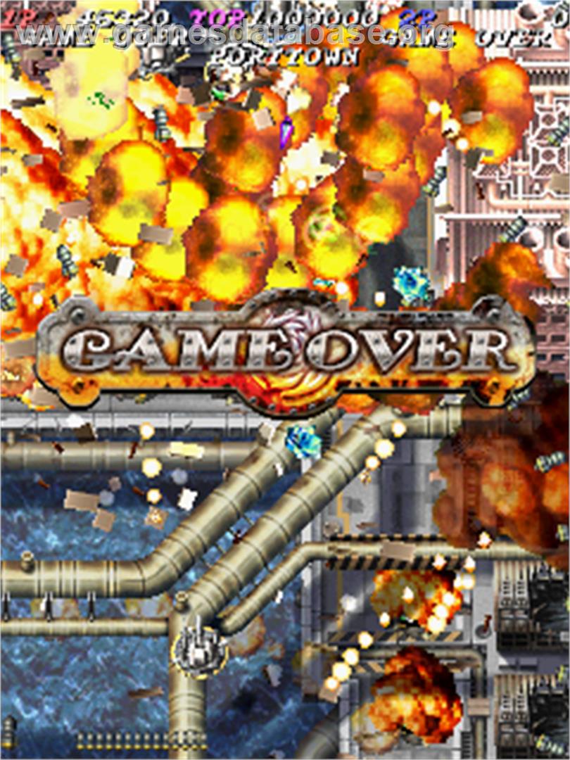 Ibara - Arcade - Artwork - Game Over Screen