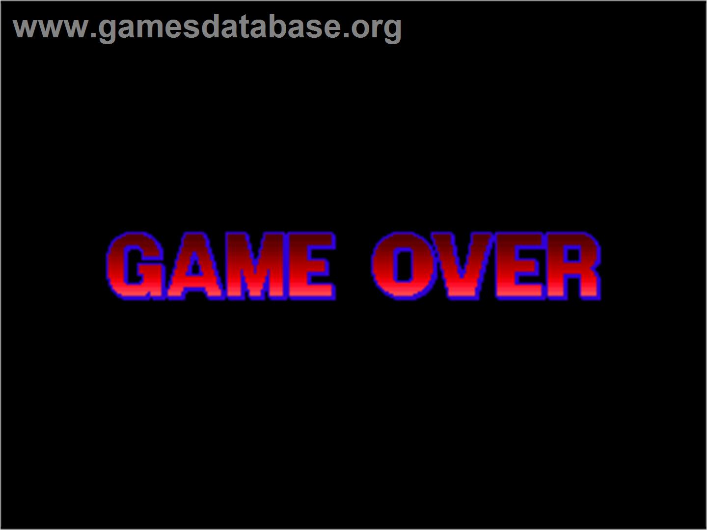 Jackie Chan in Fists of Fire - Arcade - Artwork - Game Over Screen