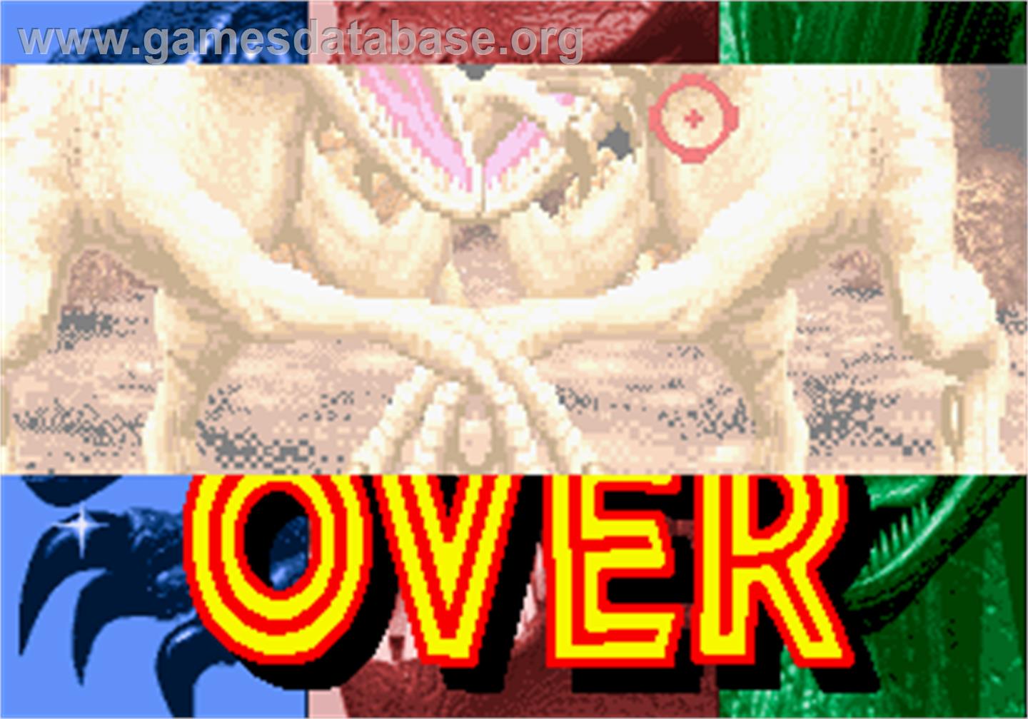 Jurassic Park - Arcade - Artwork - Game Over Screen