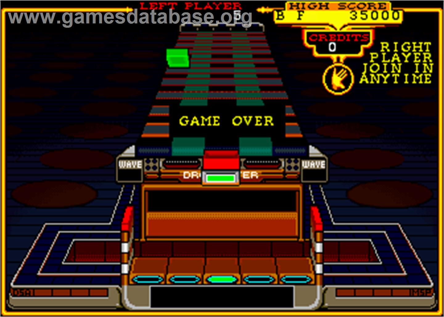Klax - Arcade - Artwork - Game Over Screen