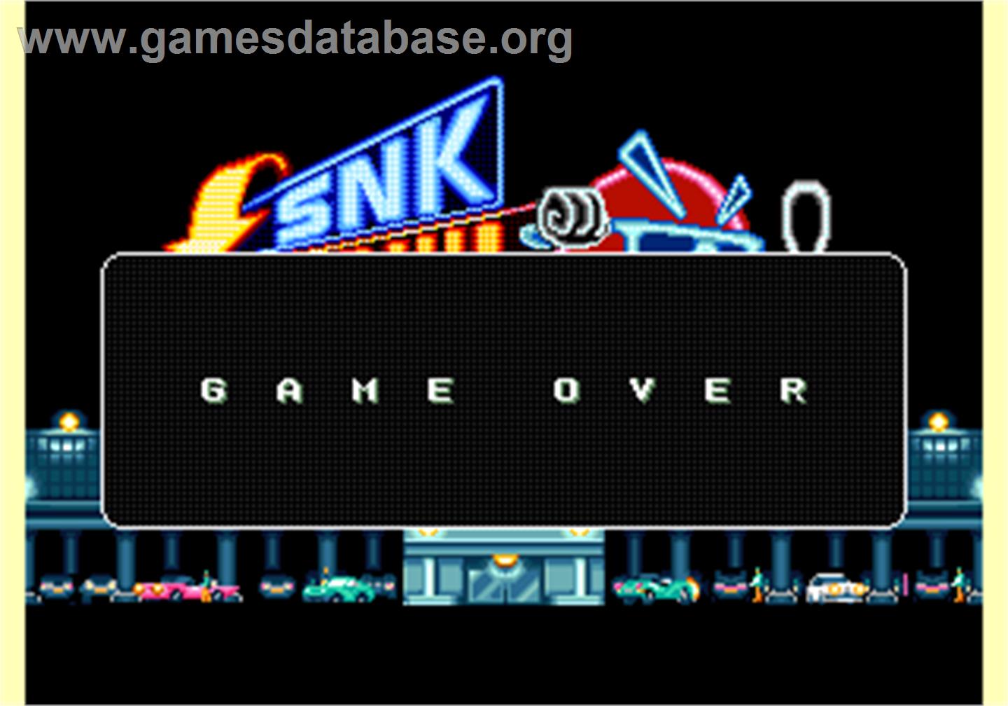 League Bowling - Arcade - Artwork - Game Over Screen