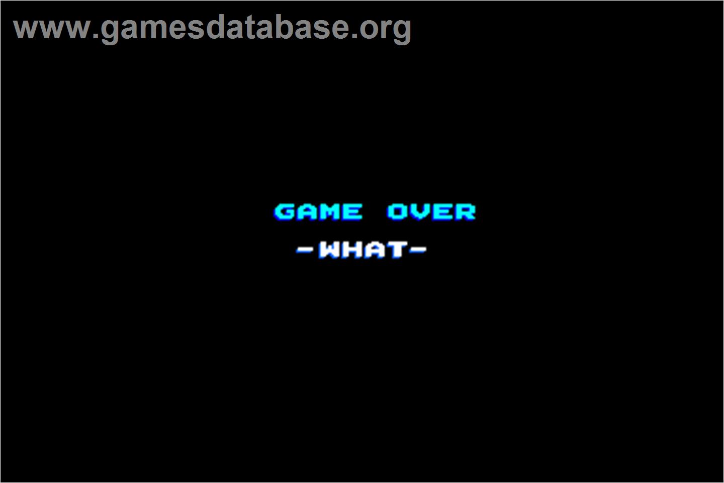 Lot Lot - Arcade - Artwork - Game Over Screen