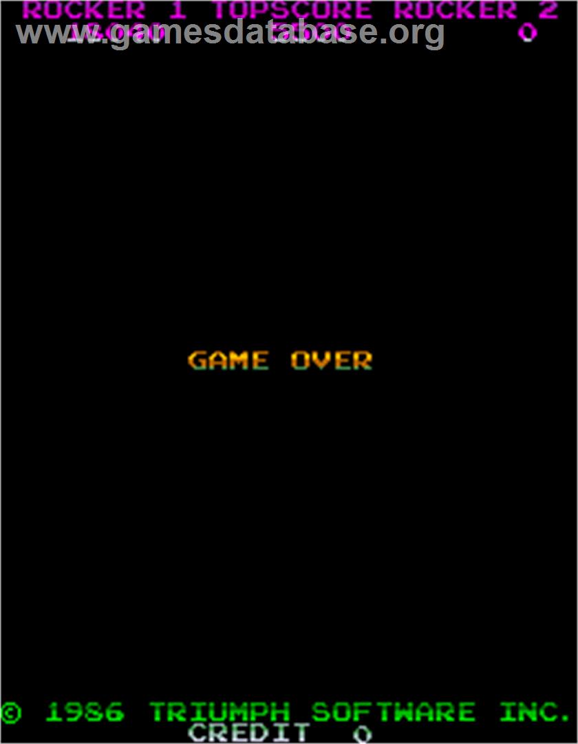 MTV Rock-N-Roll Trivia - Arcade - Artwork - Game Over Screen