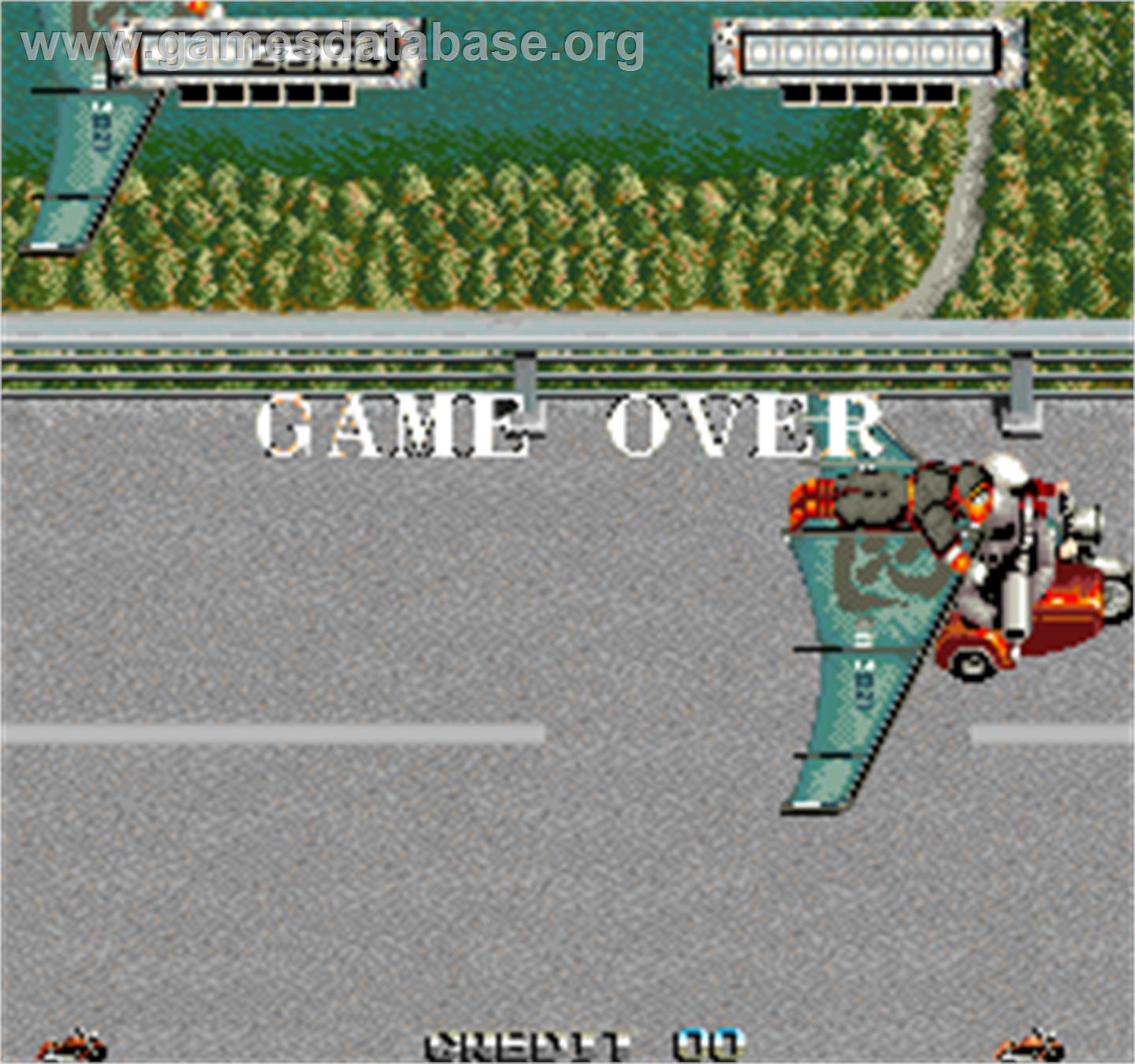 Mad Motor - Arcade - Artwork - Game Over Screen