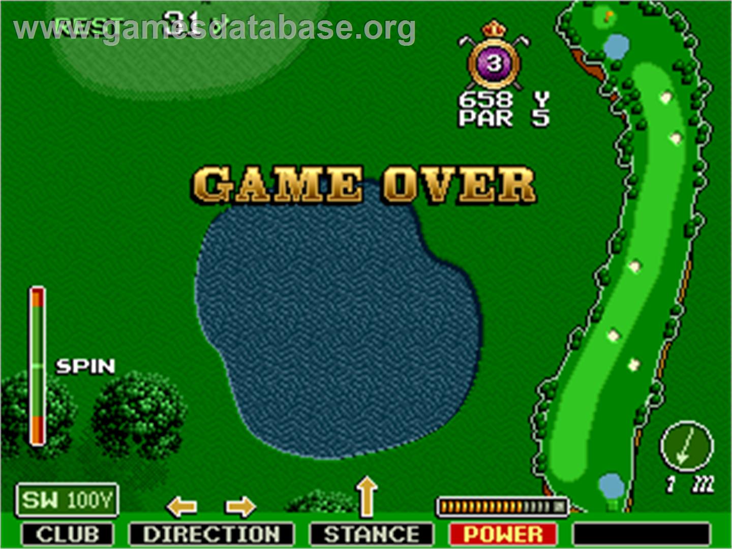 Major Title 2 - Arcade - Artwork - Game Over Screen