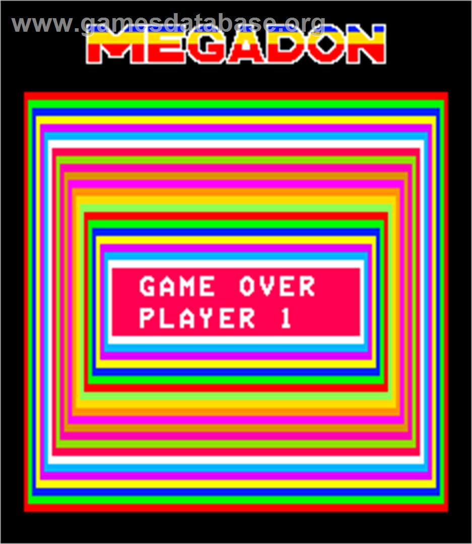 Megadon - Arcade - Artwork - Game Over Screen