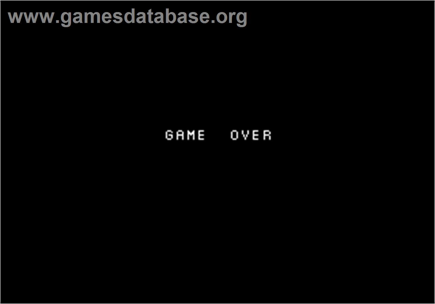 Metal Black - Arcade - Artwork - Game Over Screen