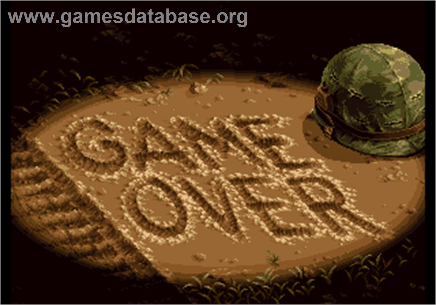 Metal Slug 4 - Arcade - Artwork - Game Over Screen