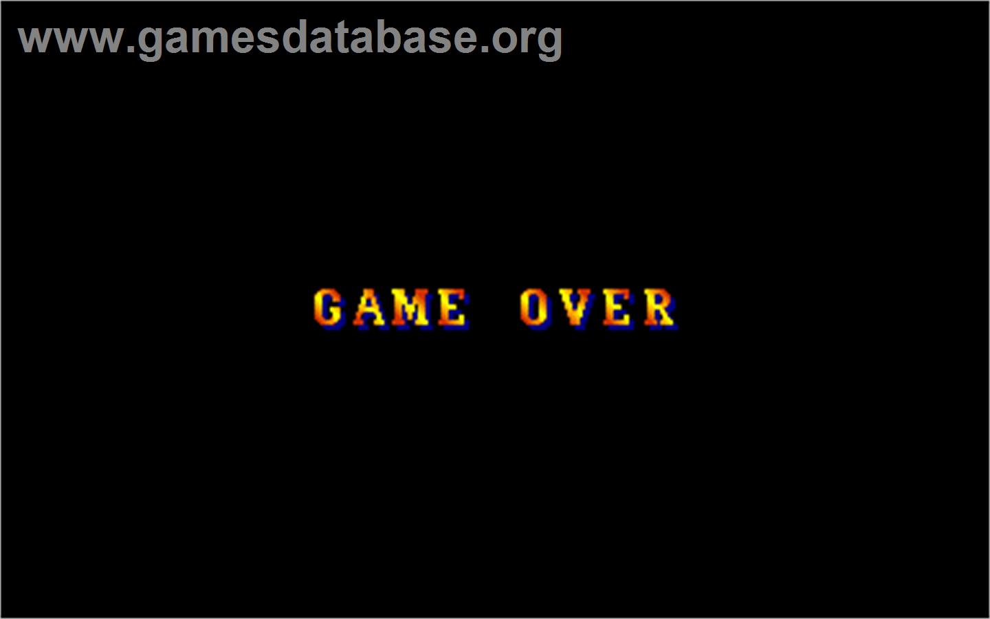 Mobile Suit Gundam - Arcade - Artwork - Game Over Screen