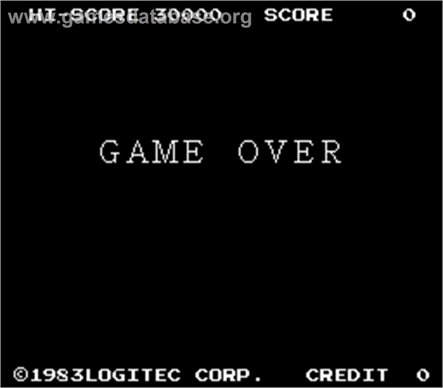 Monoshiri Quiz Osyaberi Macha - Arcade - Artwork - Game Over Screen