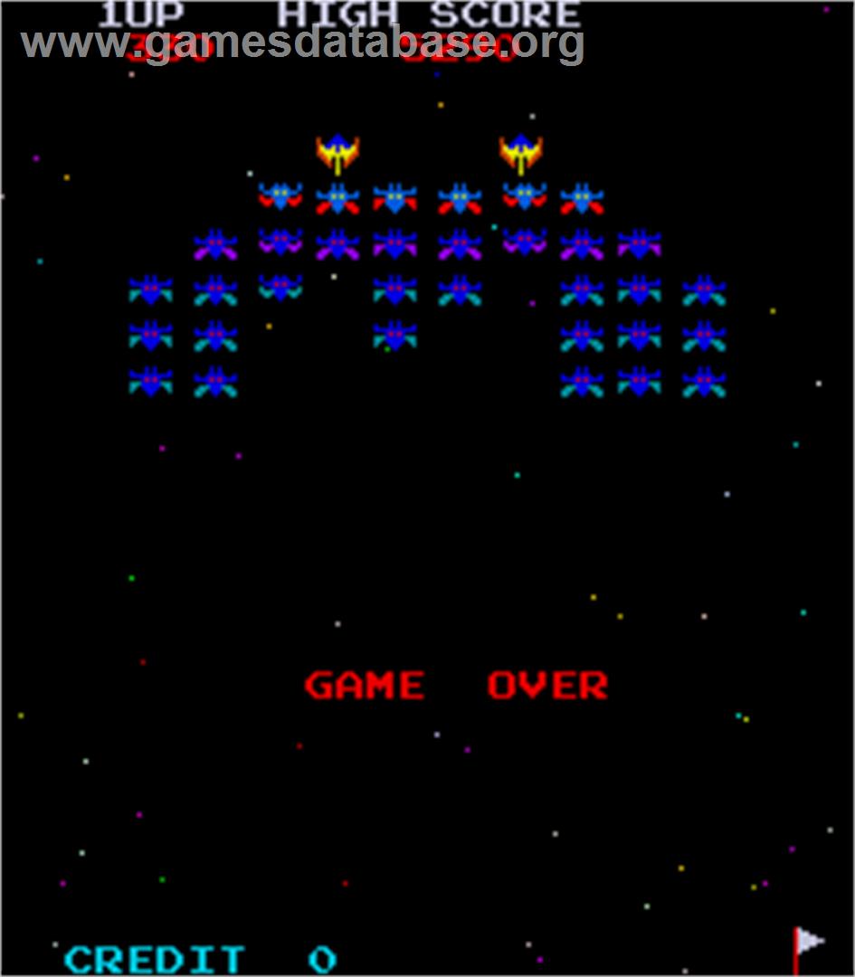 Moon Alien - Arcade - Artwork - Game Over Screen