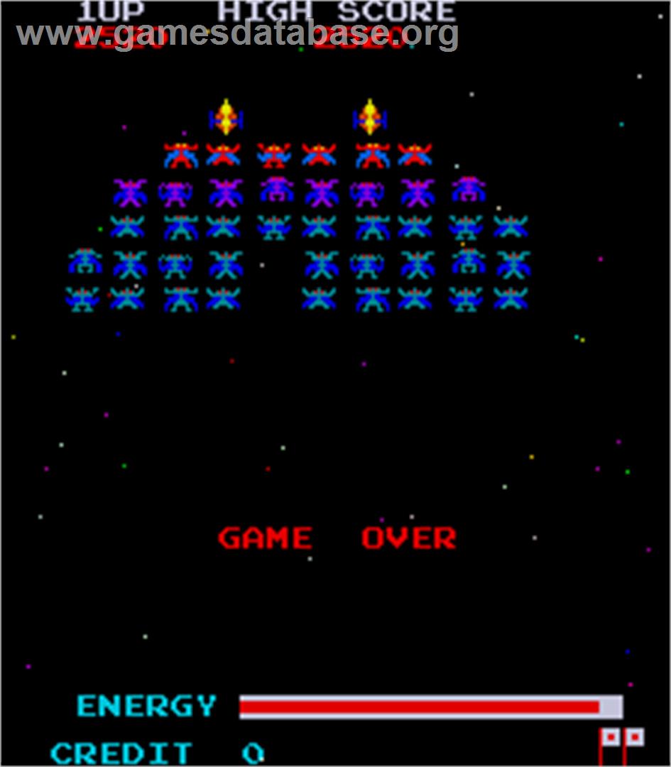 Moon Alien Part 2 - Arcade - Artwork - Game Over Screen