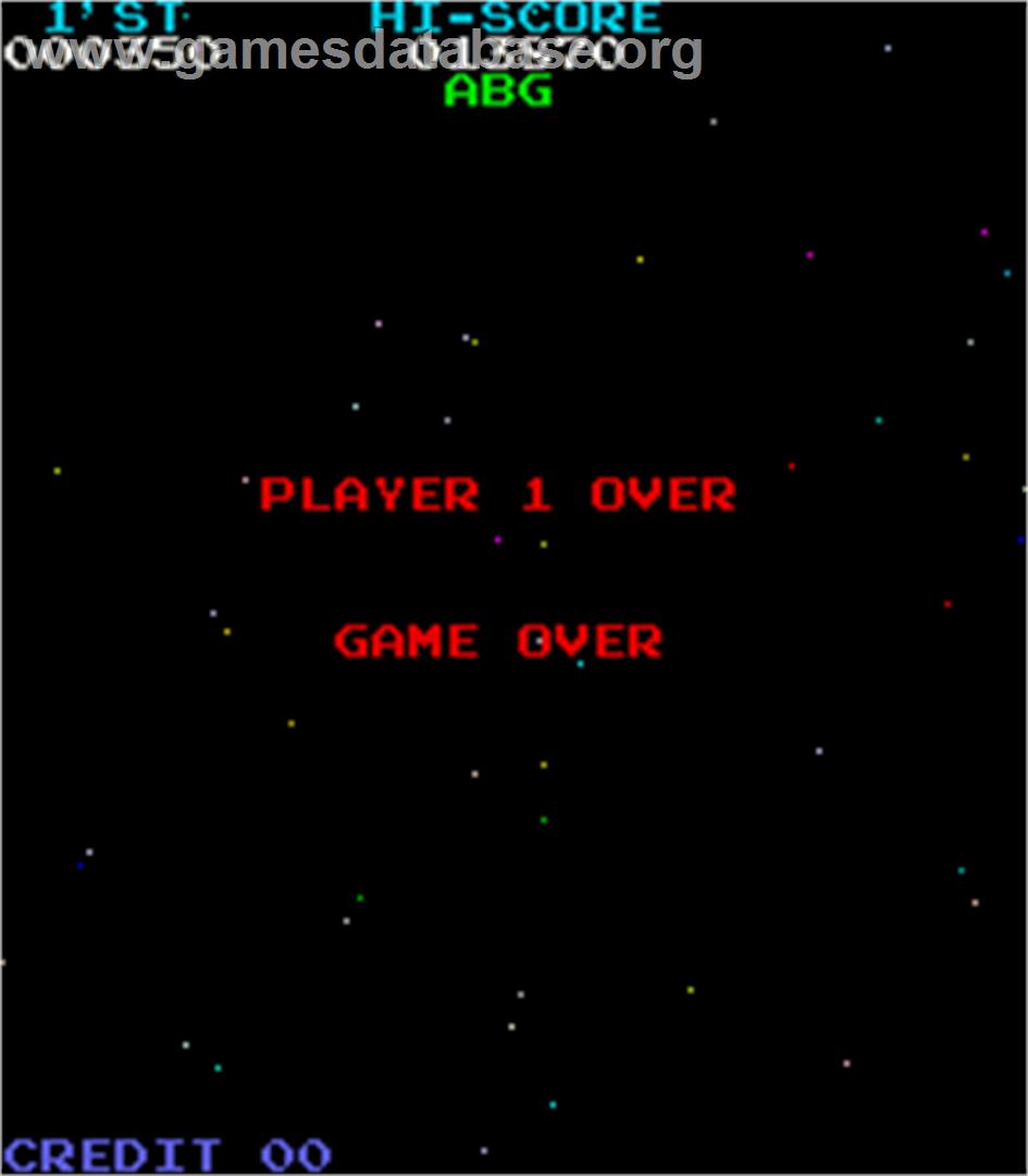 Moon Cresta - Arcade - Artwork - Game Over Screen