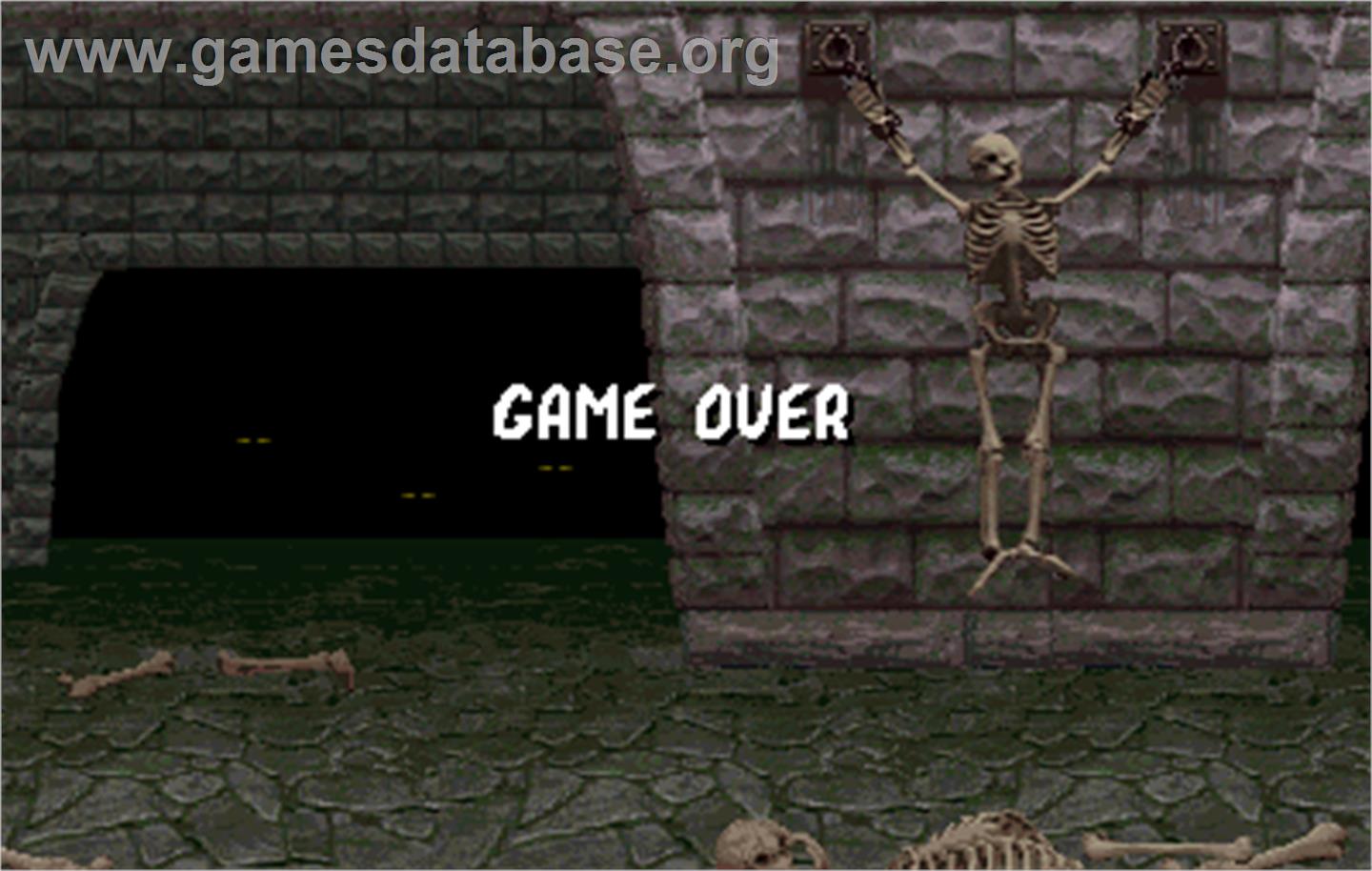 Mortal Kombat - Arcade - Artwork - Game Over Screen