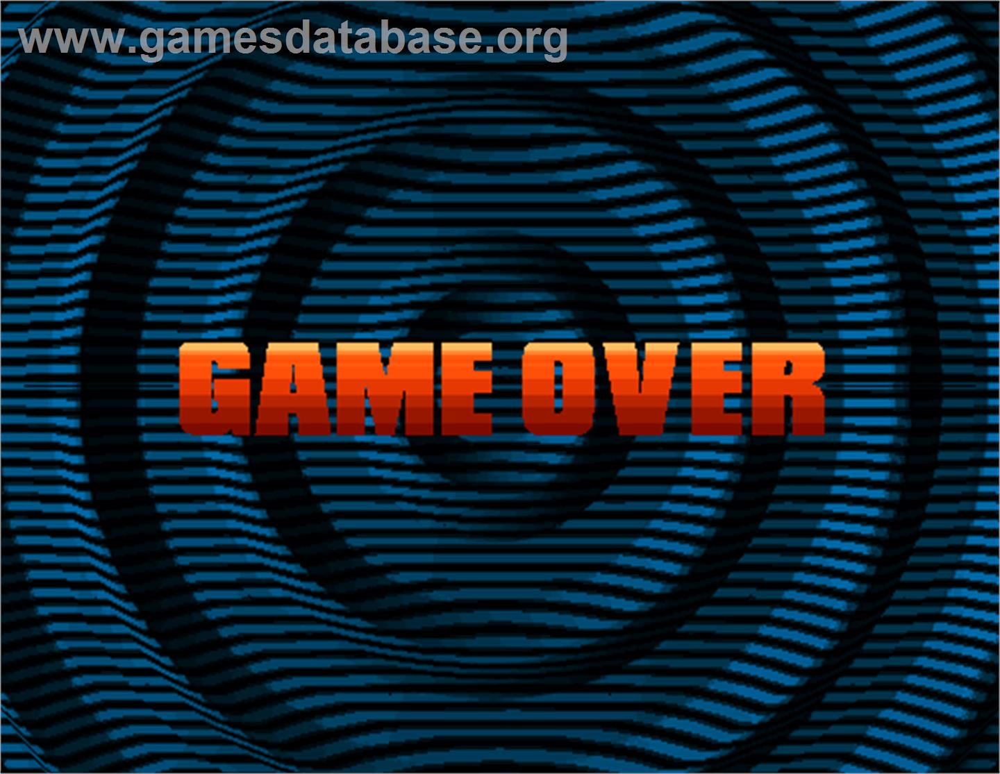 Motor Raid - Arcade - Artwork - Game Over Screen