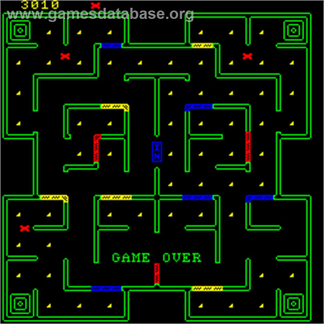 Mouse Trap - Arcade - Artwork - Game Over Screen