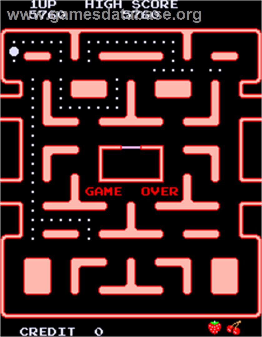 Ms. Pacman Champion Edition / Super Zola-Puc Gal - Arcade - Artwork - Game Over Screen