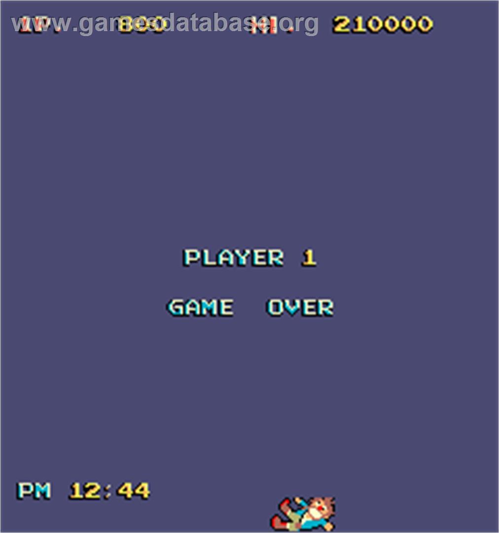 Mysterious Stones - Dr. Kick in Adventure - Arcade - Artwork - Game Over Screen