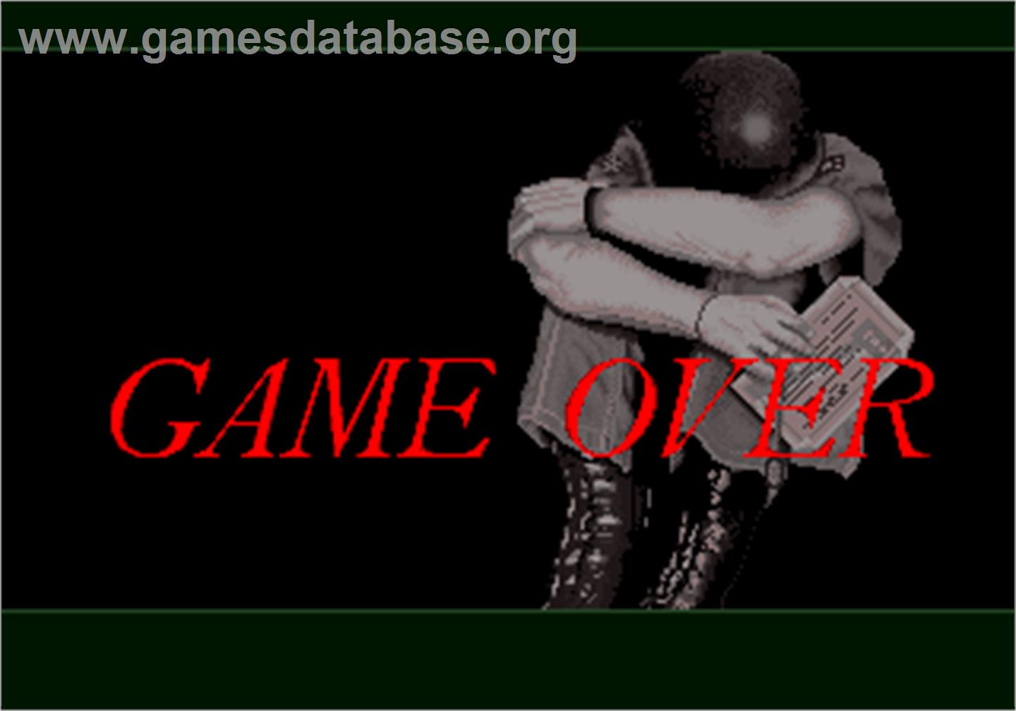 NAM-1975 - Arcade - Artwork - Game Over Screen