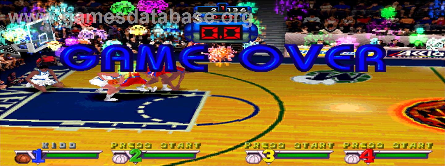 NBA Jam Extreme - Arcade - Artwork - Game Over Screen