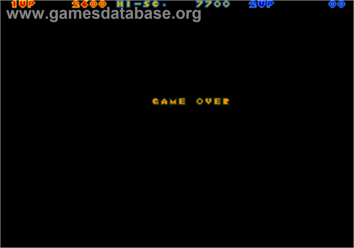Nastar - Arcade - Artwork - Game Over Screen